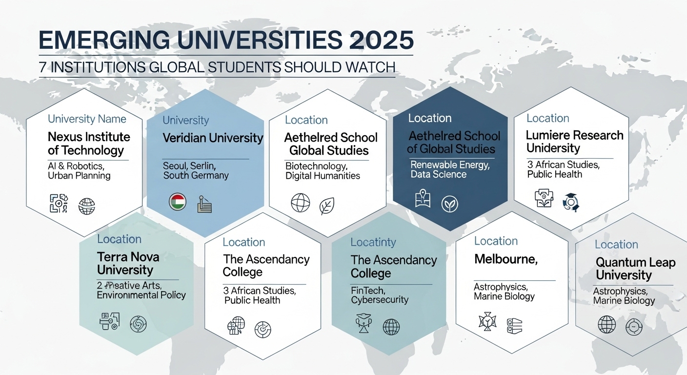 Universitas Emerging 2025: 7 Institusi yang Perlu Diwaspadai oleh Pelajar Global