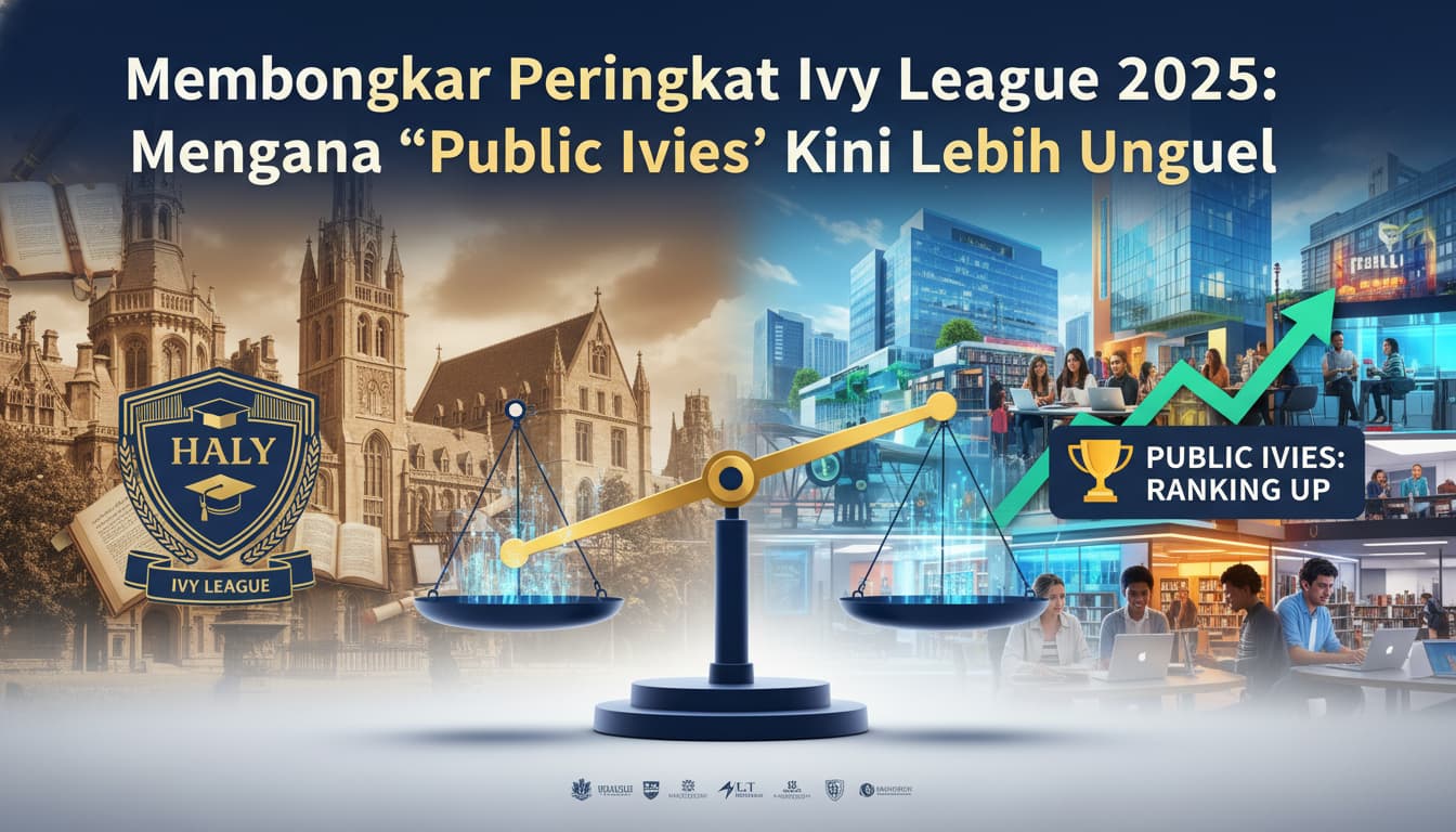 Membongkar Peringkat Ivy League 2025: Mengapa 'Public Ivies' Kini Lebih Unggul?